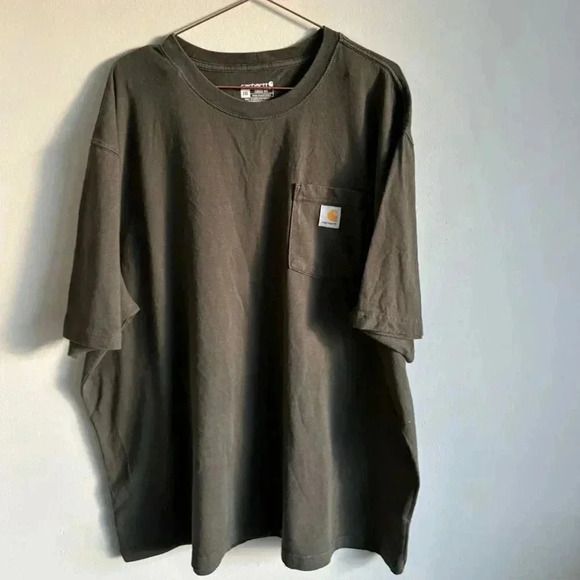 Carhartt Mens Loose Fit Style Pocket Shirt Black Size 2XL - Picture 1 of 8